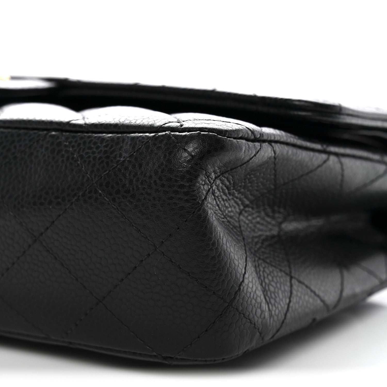 Chanel Caviar Quilted Medium Double Flap Black 9 of 12