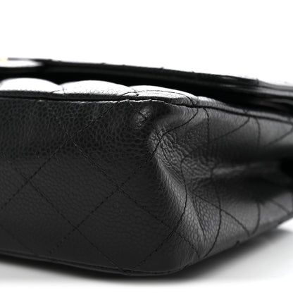 Chanel Caviar Quilted Medium Double Flap Black 9 of 12