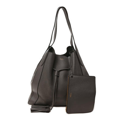 Mulberry Heavy Grain Calfskin Millie Tote Charcoal 1 of 9