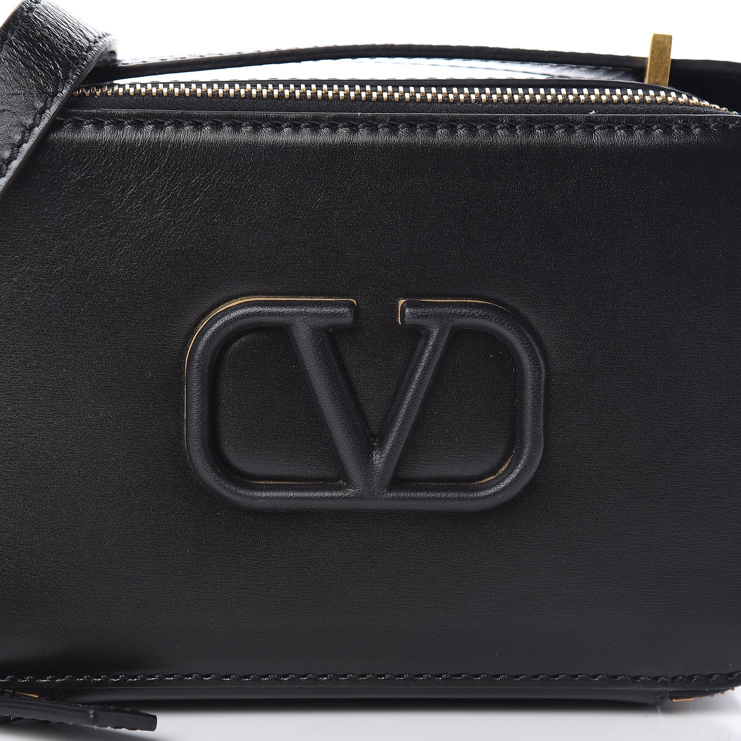 Valentino Garavani Smooth Calfskin VSling Crossbody Bag Black 9 of 9