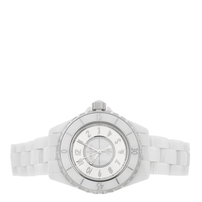 Chanel Stainless Steel Ceramic 33mm J12 Mirror Quartz Watch White 2 of 5