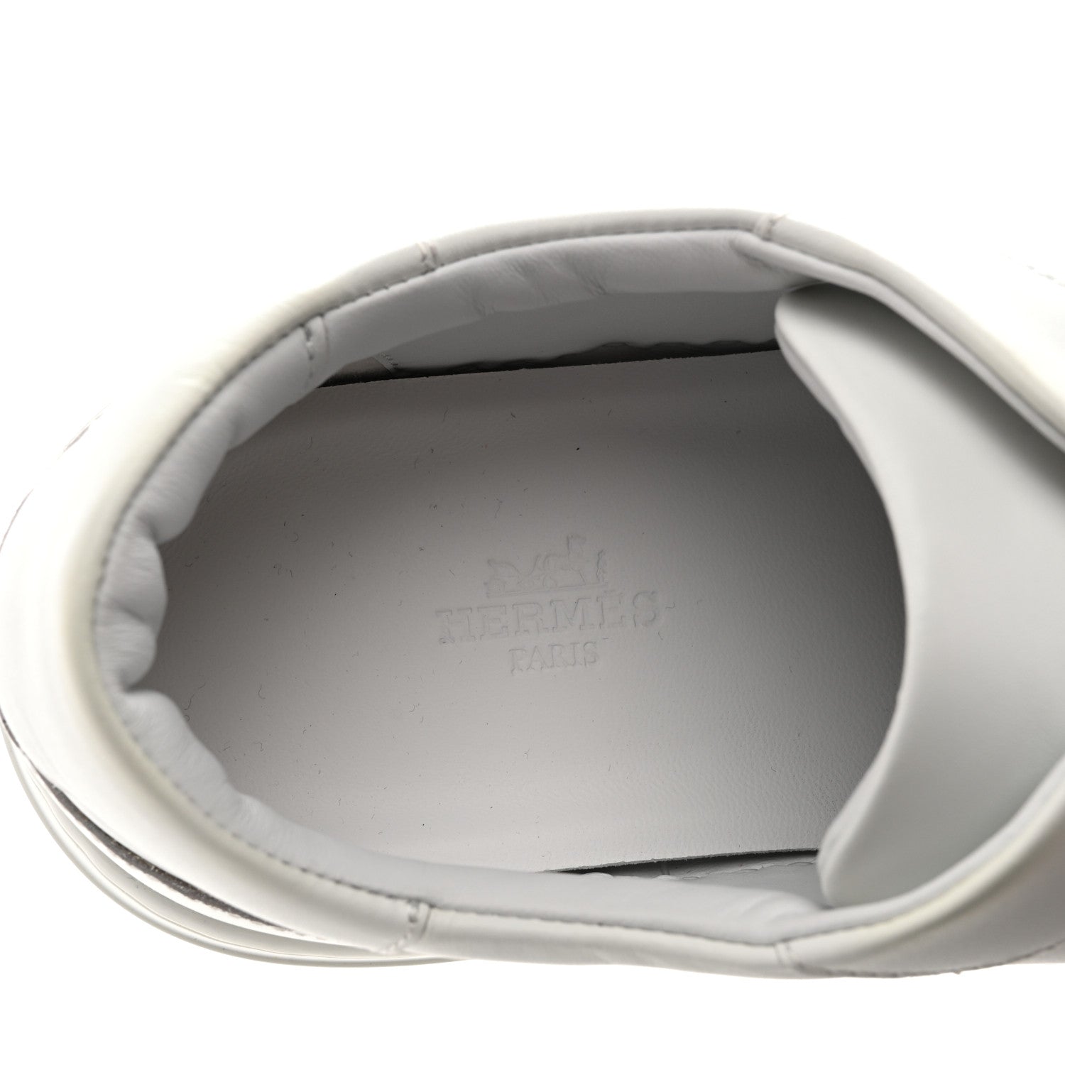 Hermes Calfskin Day Sneakers 40 White 8 of 11