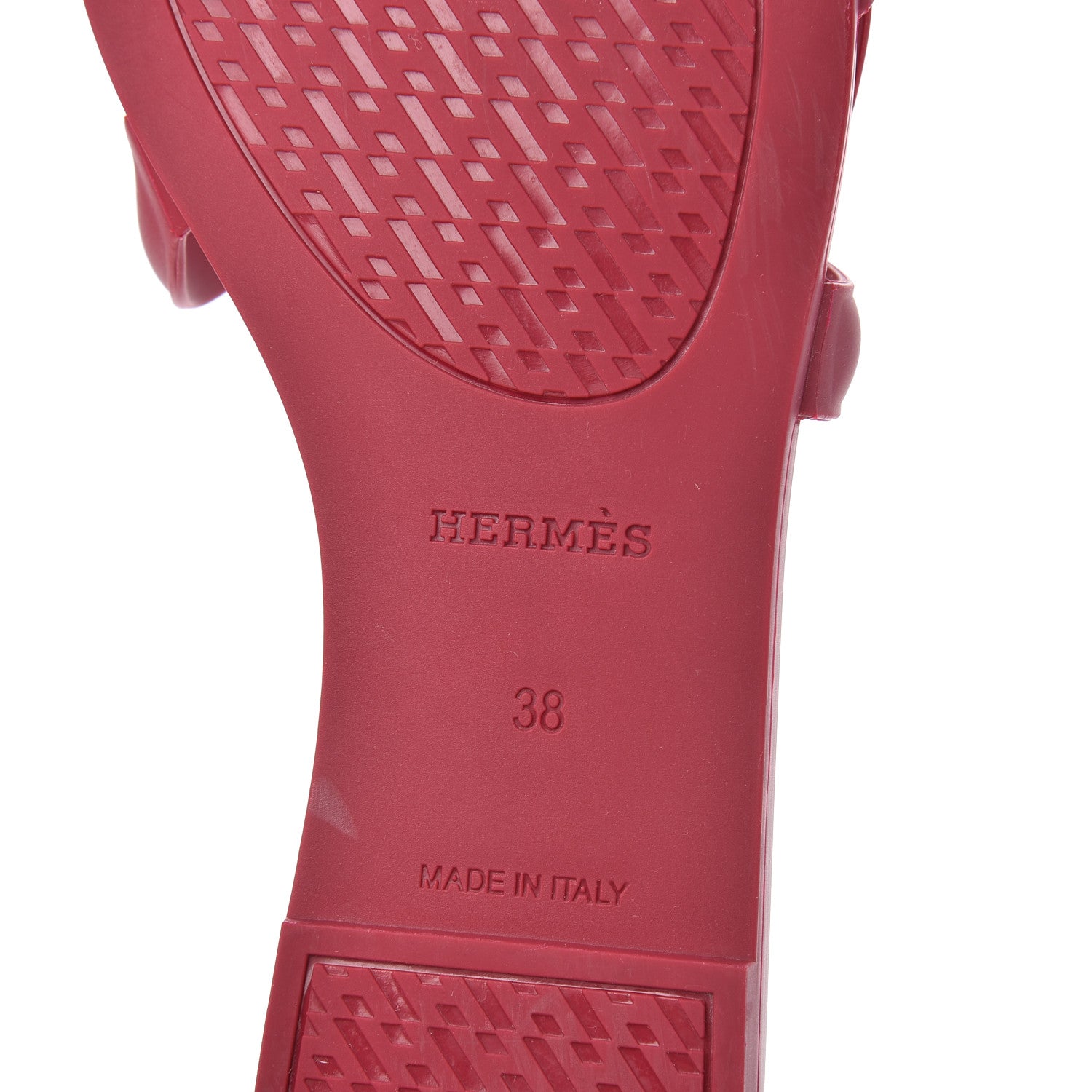 Hermes Rubber Aloha Sandals 38 Rose Baie 8 of 14