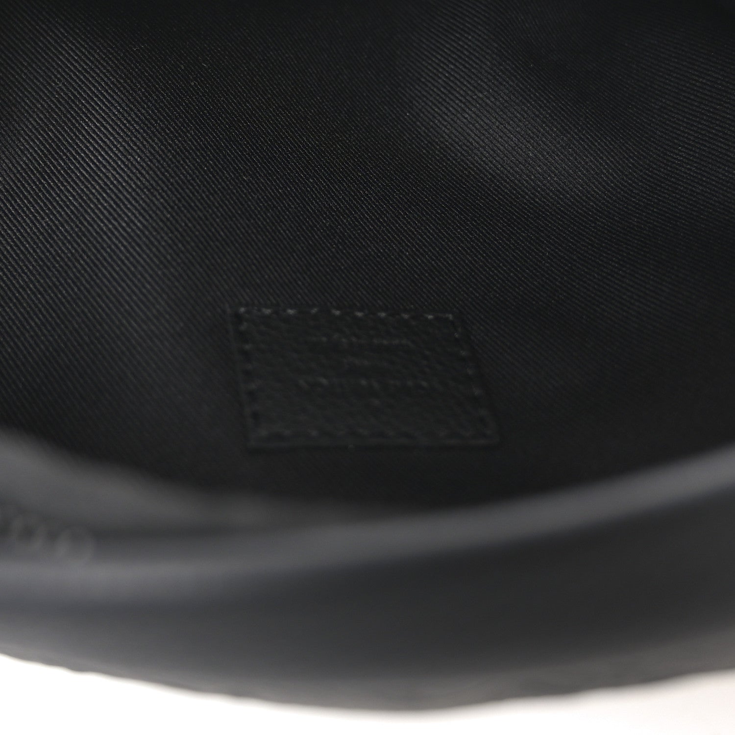 Louis Vuitton Calfskin Monogram Shadow Discovery Bumbag Black 5 of 9