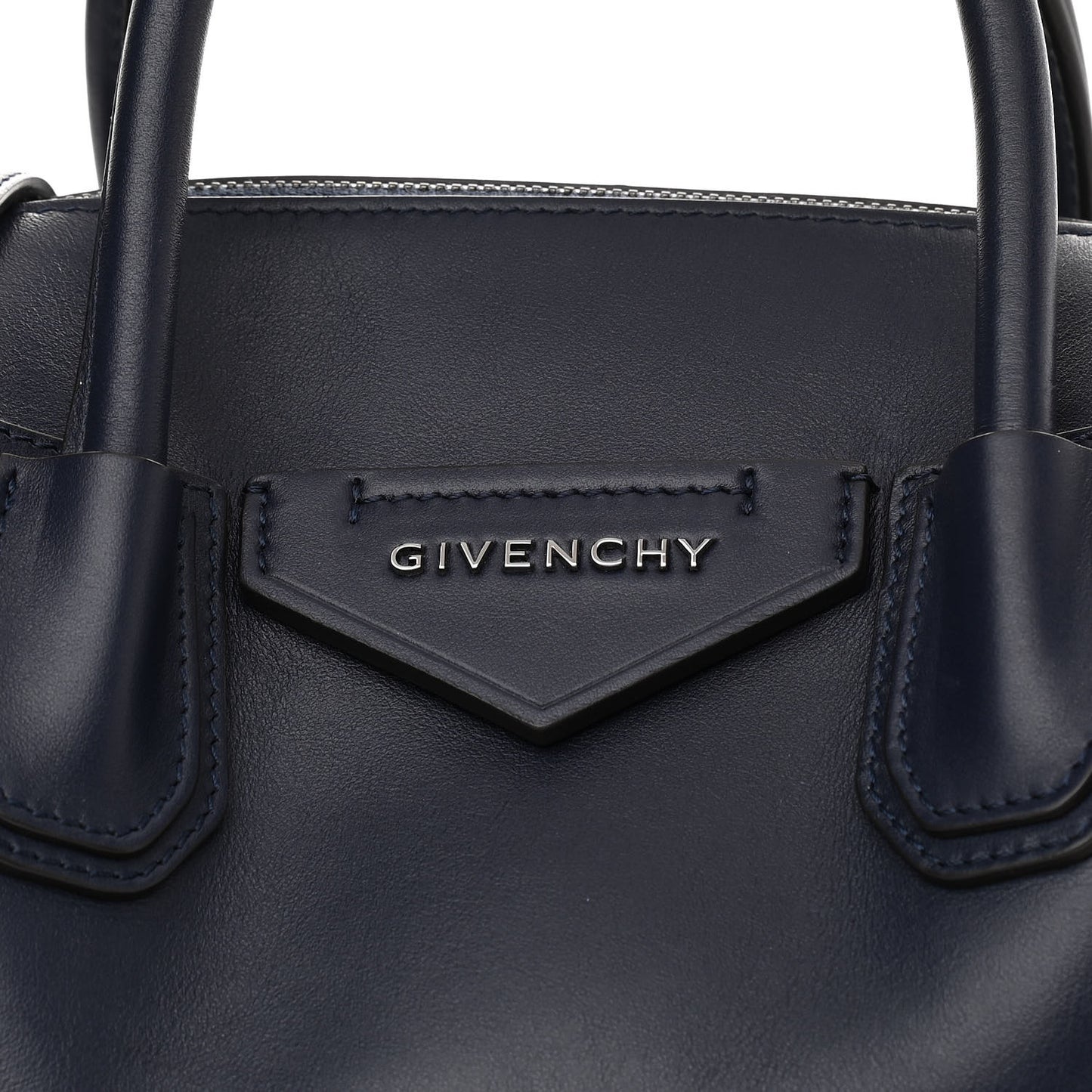 Smooth Calfskin Small Soft Antigona Navy