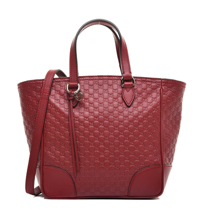 Gucci Microguccissima Small Bree Tote Red 1 of 9