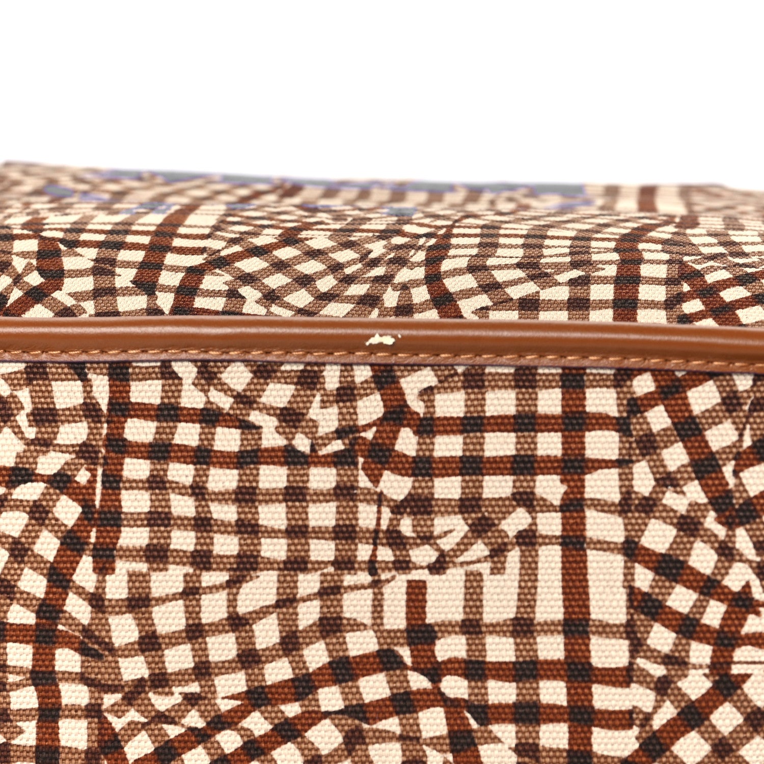 MCM Visetos Large Liz Reversible Shopper Tote Cognac 15 of 15