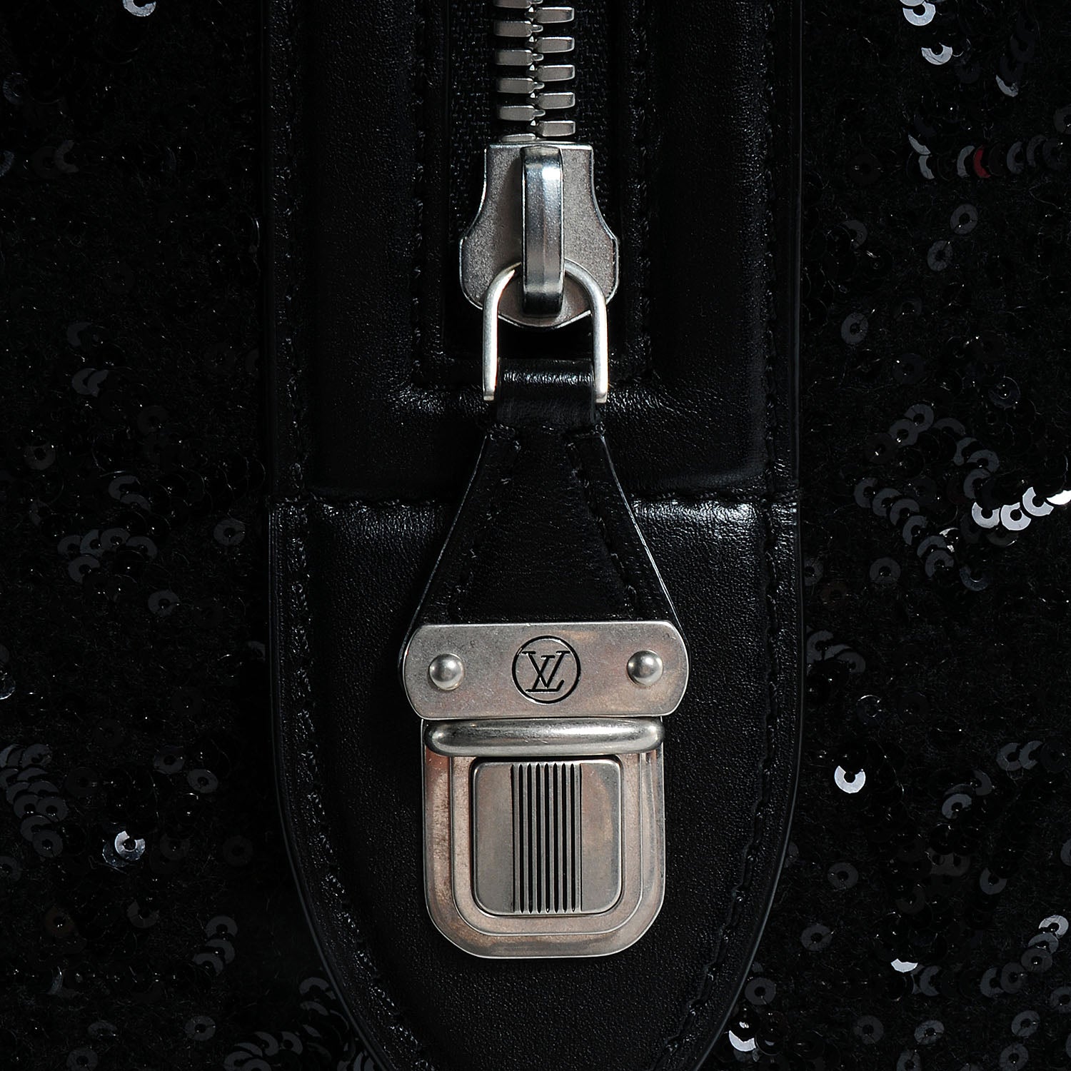 Louis Vuitton Sequin Monogram Sunshine Express Speedy Black 9 of 9