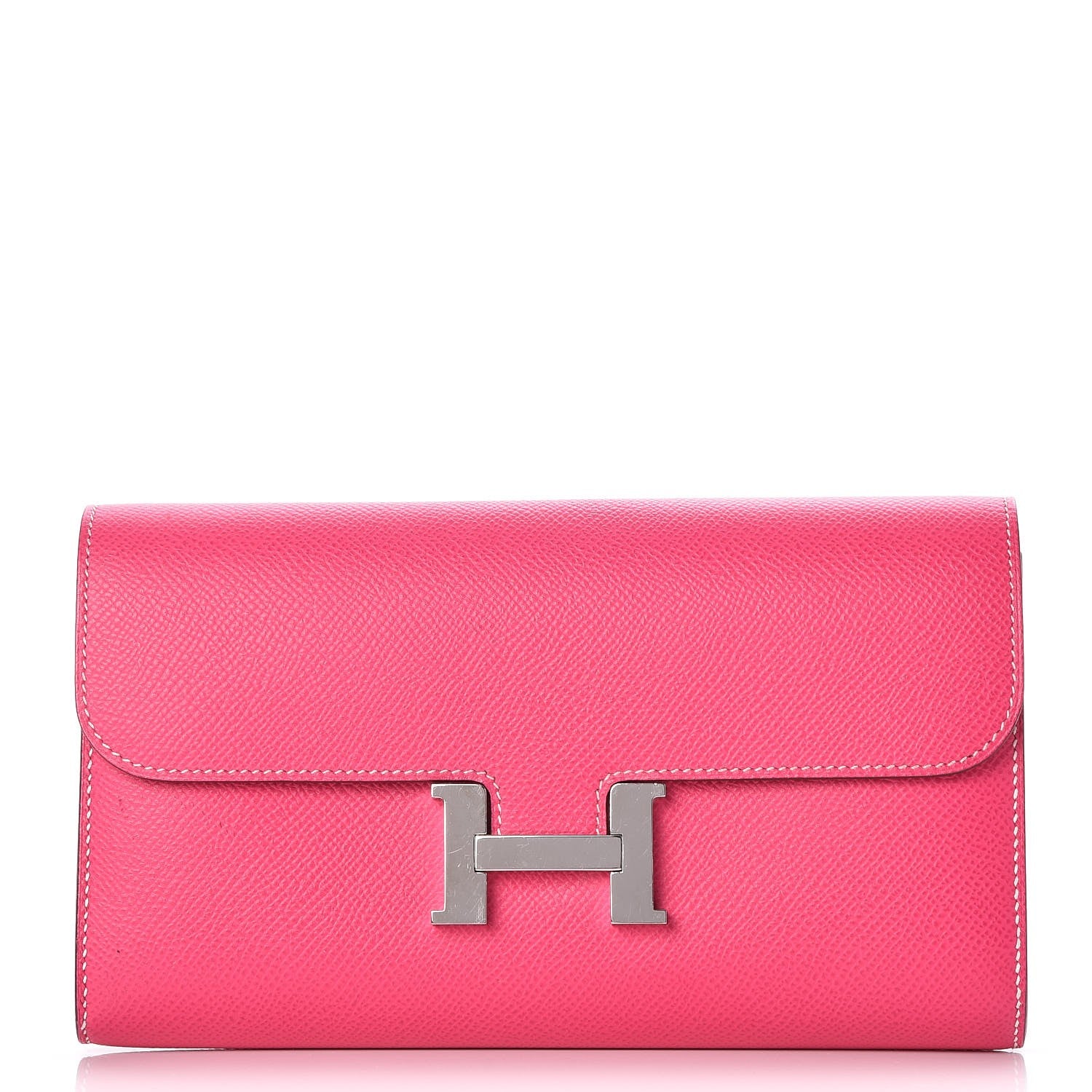 Hermes Epsom Constance Long Wallet Rose Tyrien 1 of 7
