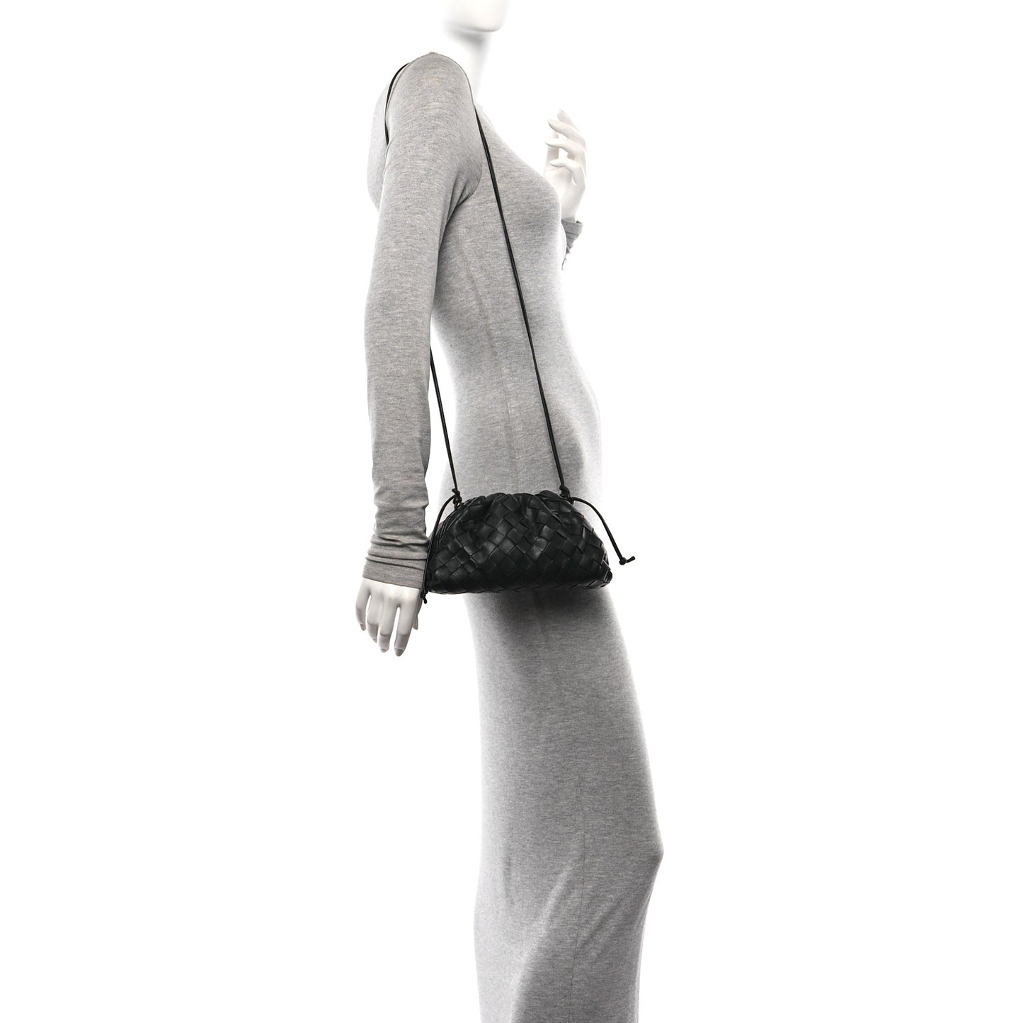 Nappa Intrecciato The Mini Pouch Black