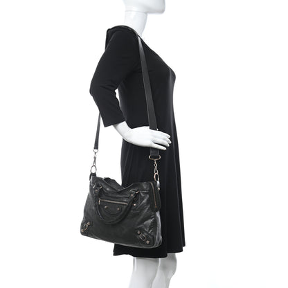 Balenciaga Agneau Giant 12 Rose Gold Hardware Town Black 2 of 13