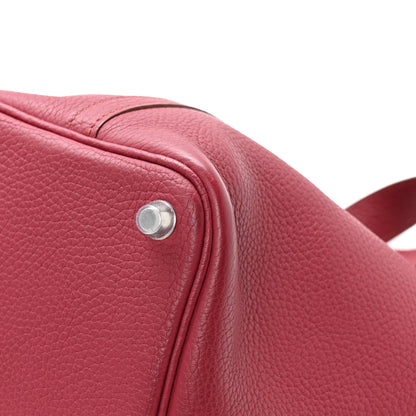 Hermes Taurillon Clemence Picotin Lock 18 PM Rouge Grenat 11 of 11
