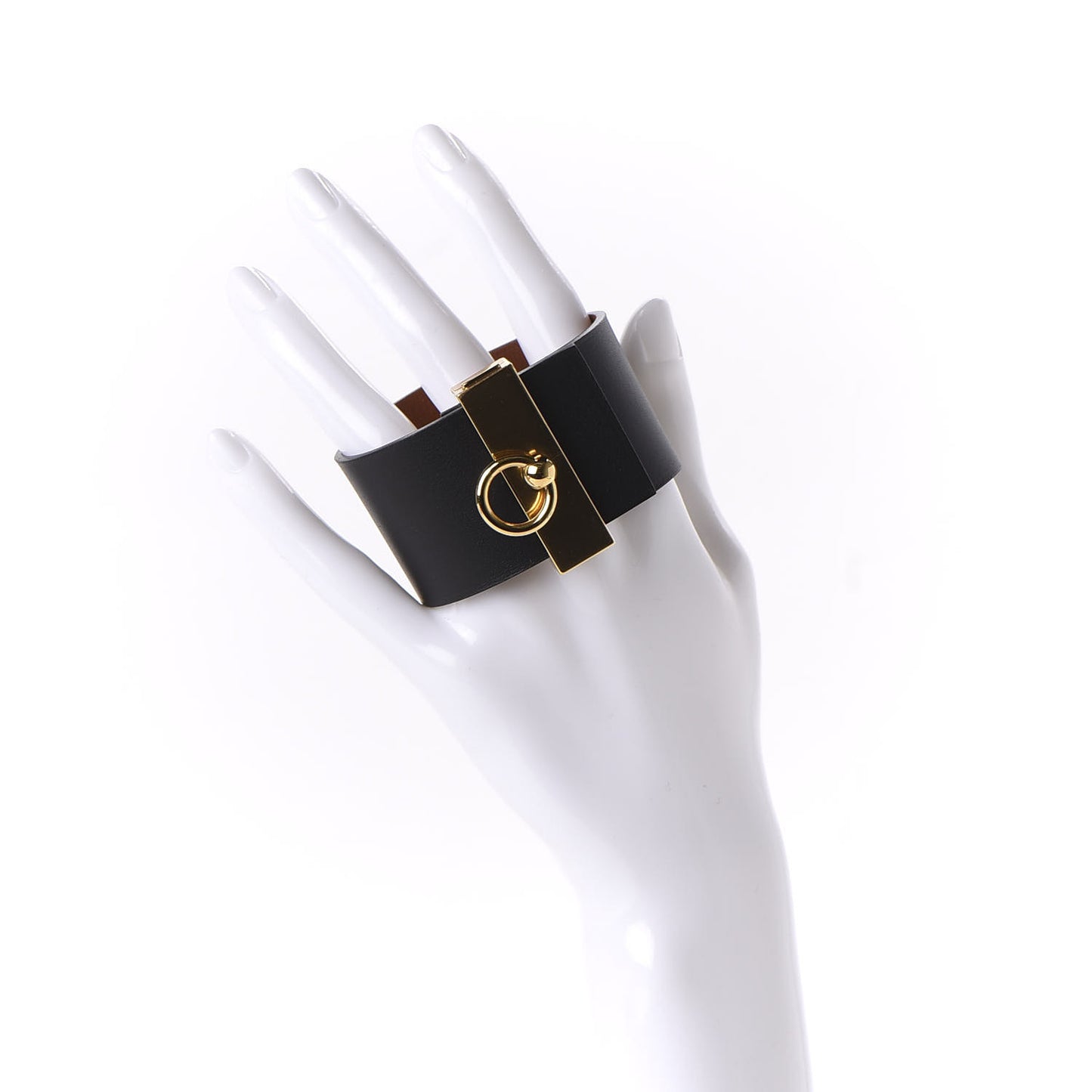 Chamonix Tadelakt Illusion Bracelet PM Black Fauve
