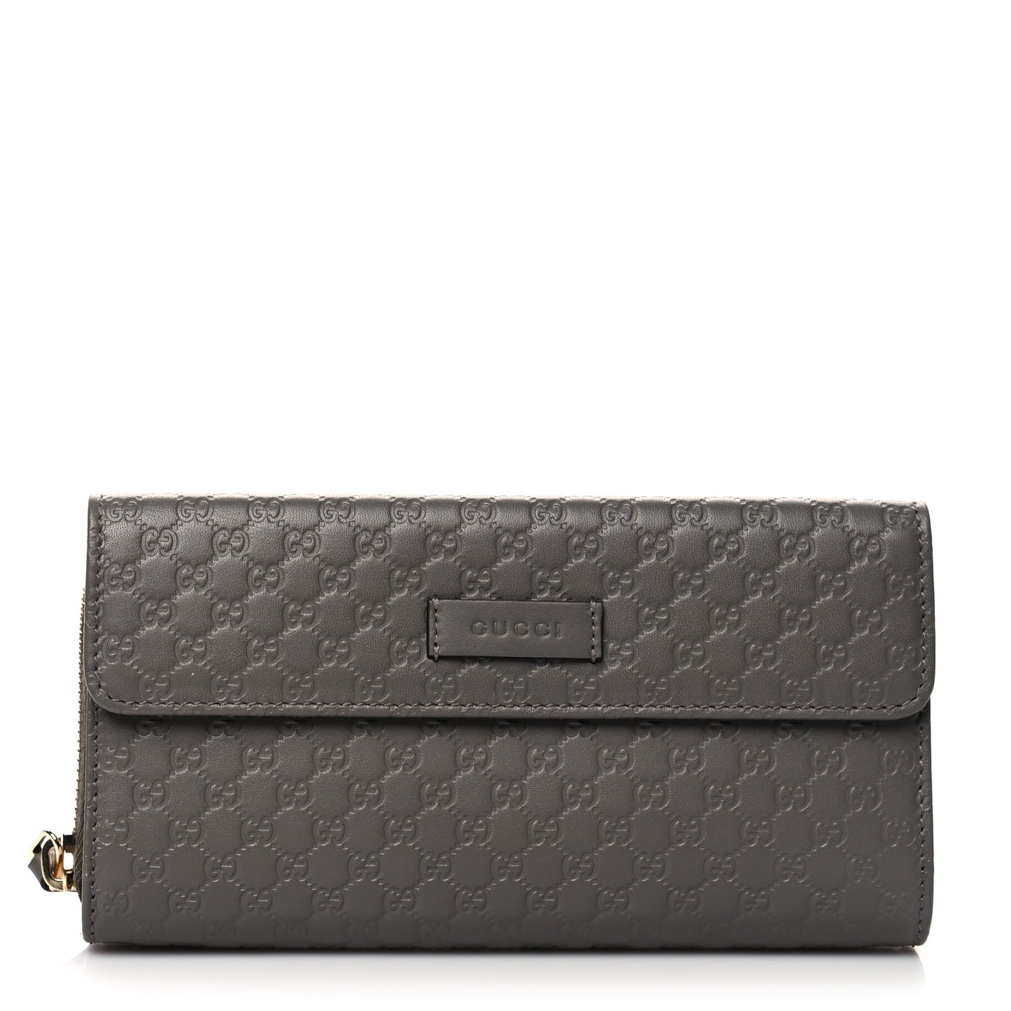 Soft Microguccissima Continental Zip Wallet Loess