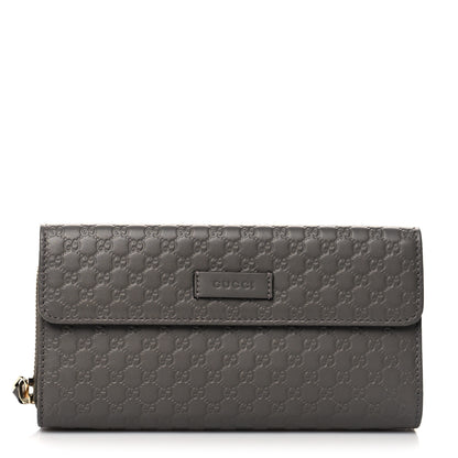 Gucci Soft Microguccissima Continental Zip Wallet Loess 1 of 8