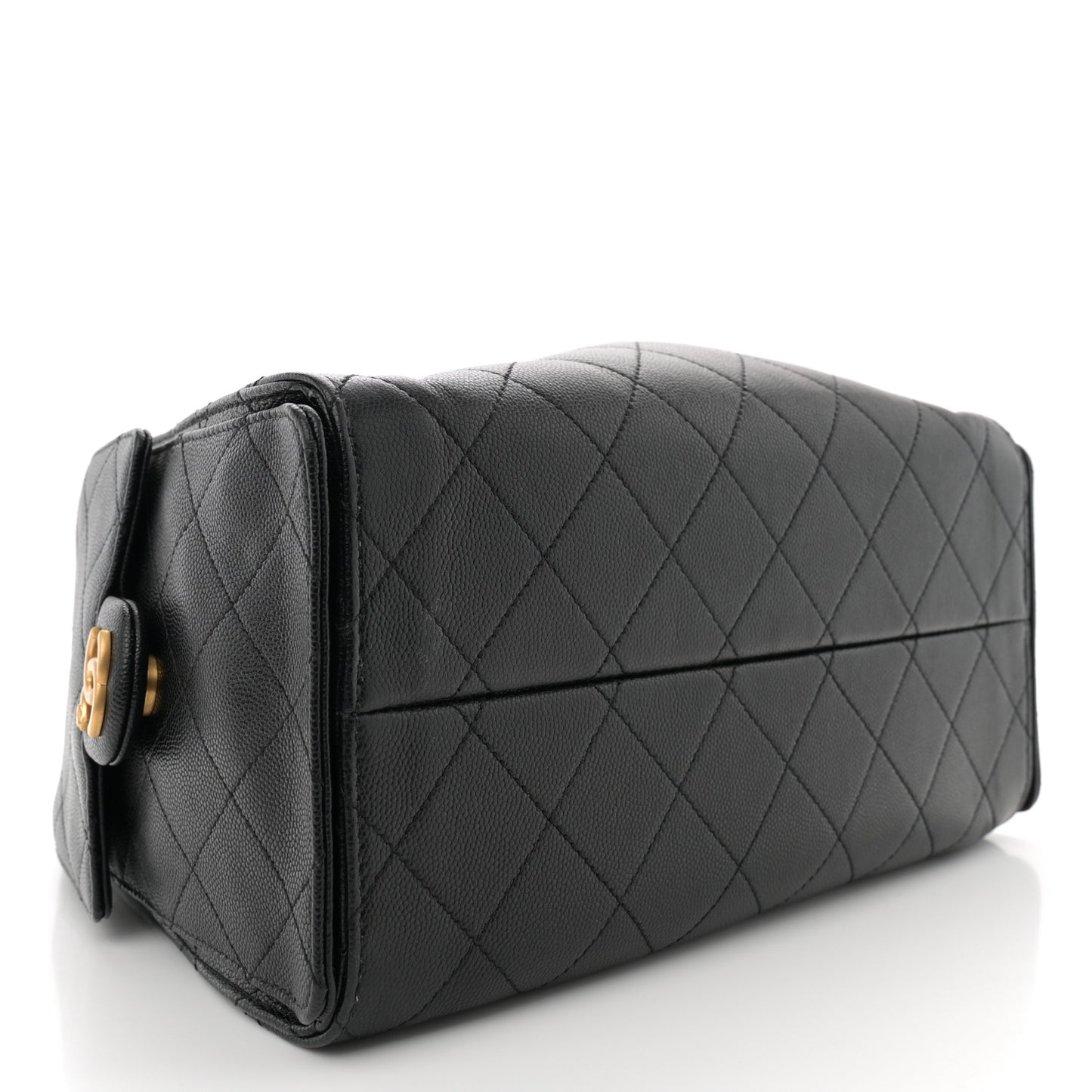Caviar Quilted Small Chanel 25 Handbag Black