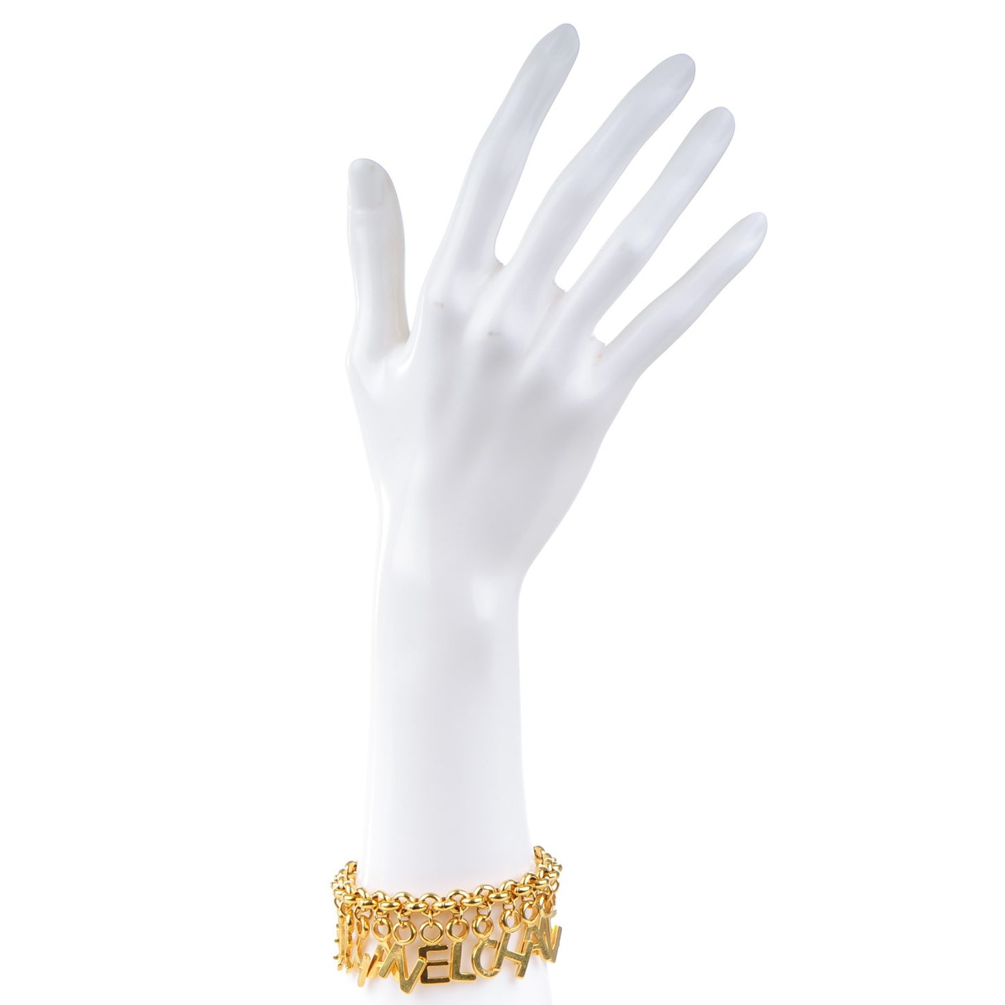 CC Logo Charms Bracelet Gold