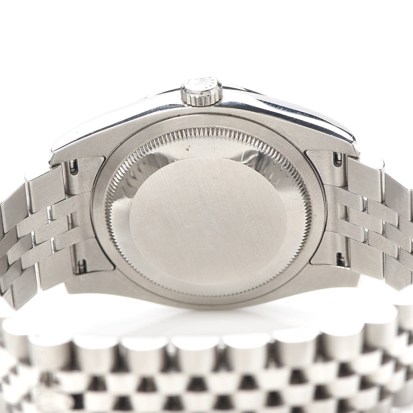 Stainless Steel 18K White Gold Diamond 36mm Oyster Perpetual Datejust Watch Rhodium Waves 116244