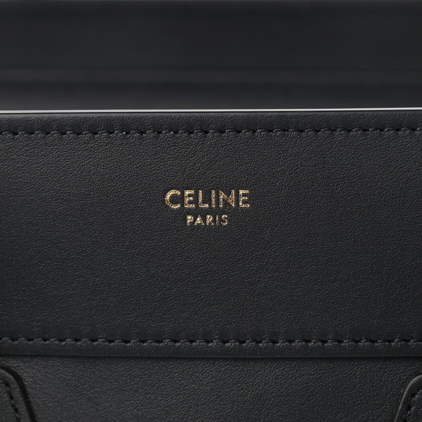 Smooth Calfskin Micro Luggage Black