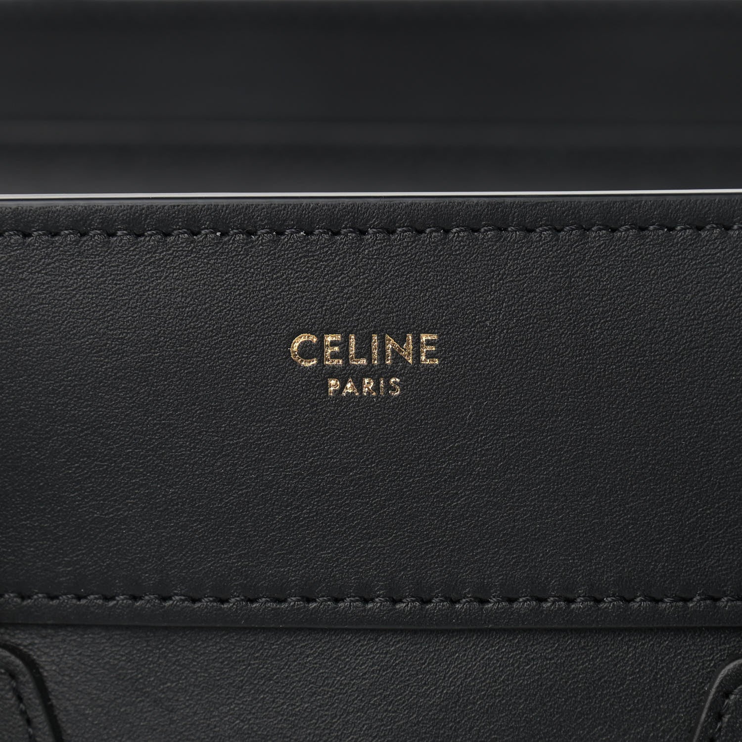 Celine Smooth Calfskin Micro Luggage Black 6 of 10