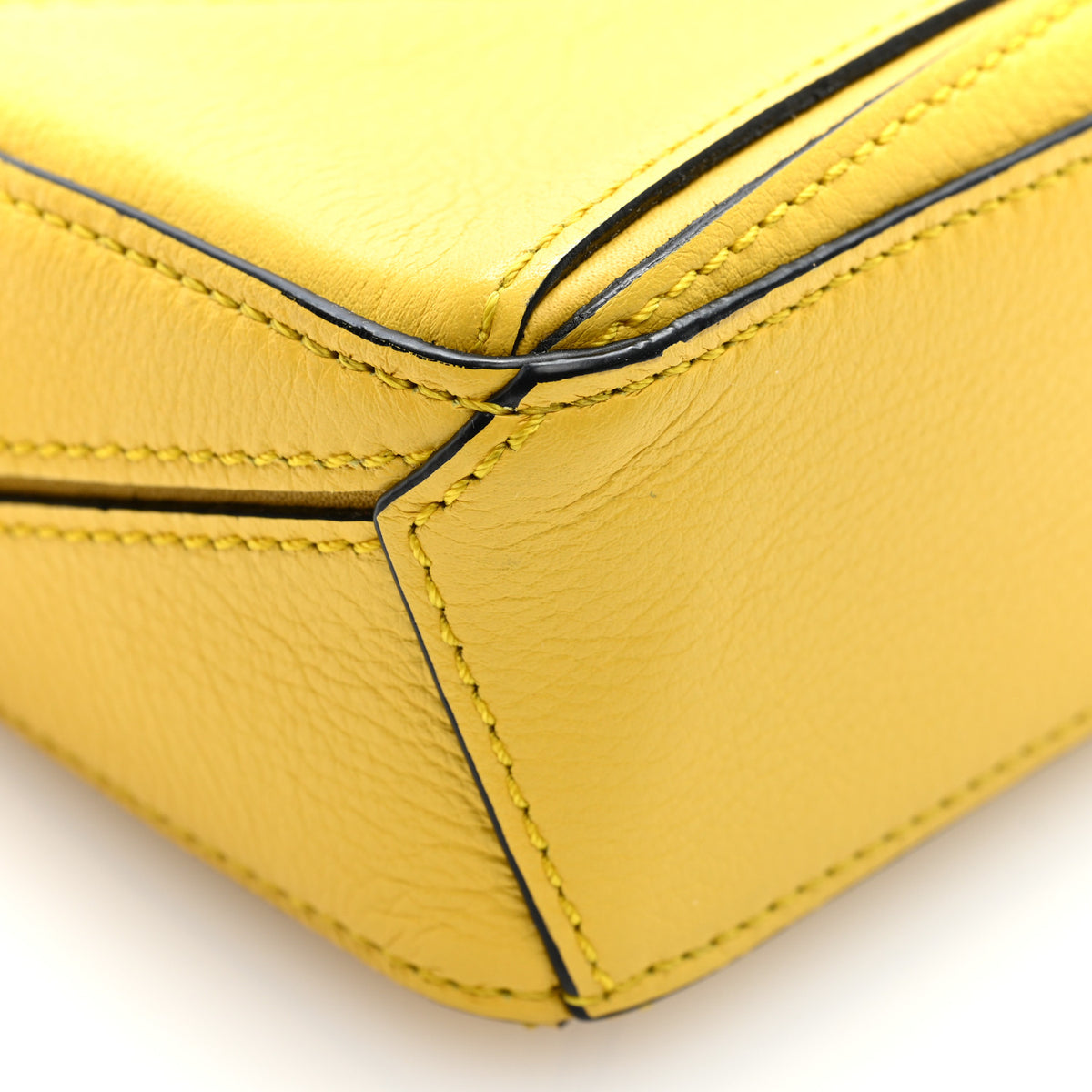 Calfskin Nano Puzzle Bag Yellow