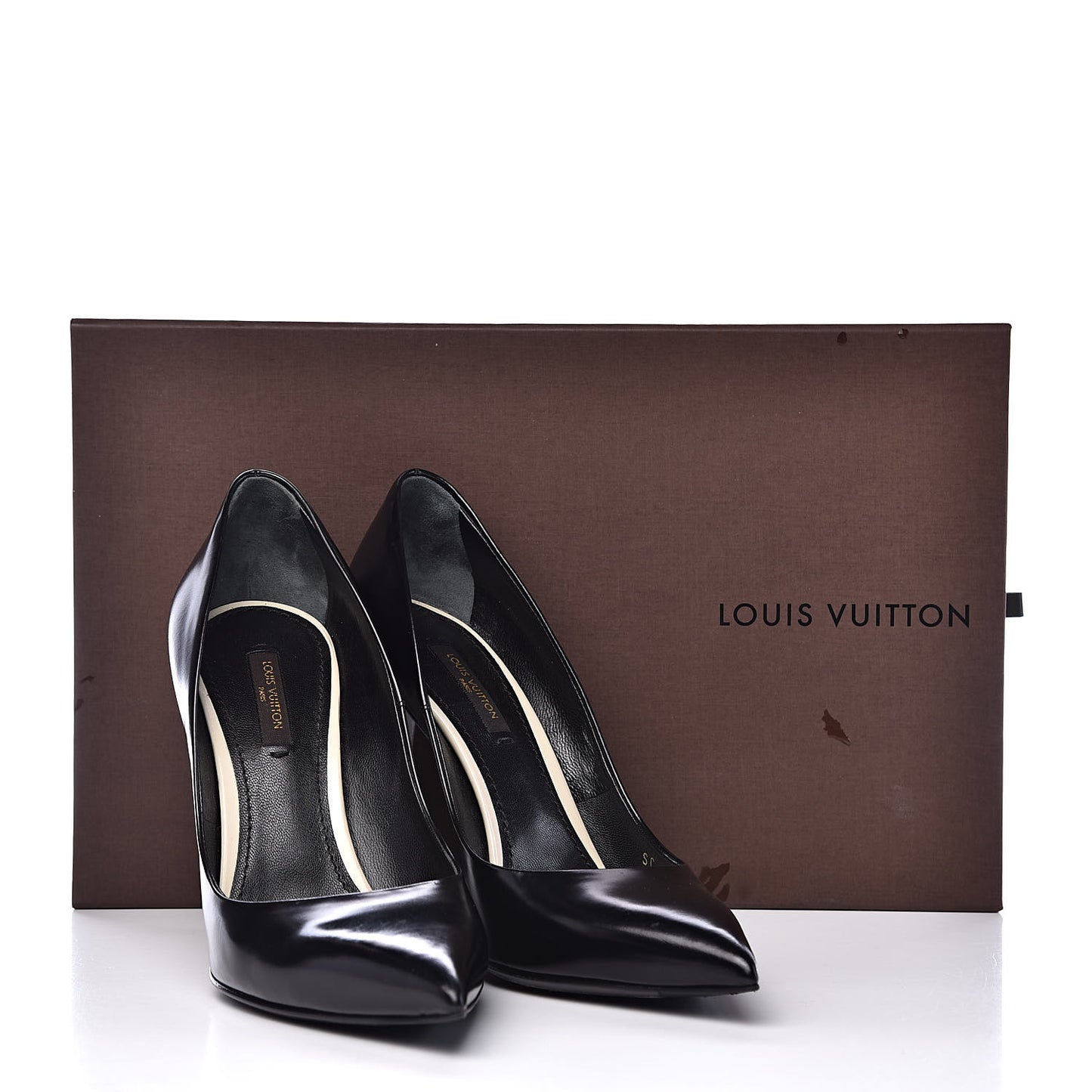 Calfskin Eyeline Pumps 37.5 Black