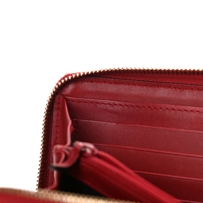 Gucci Microguccissima Zip Around Top Handle Travel Wallet Red 7 of 18