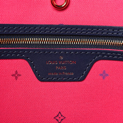 Louis Vuitton Monogram Giant Spring In The City Neverfull MM Midnight Fuchsia 5 of 7
