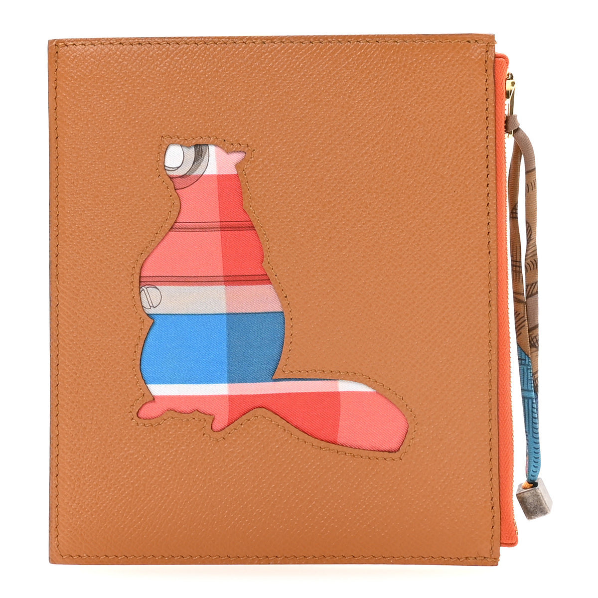 Epsom Swift Petit H Beaver Flat Case  Multicolor