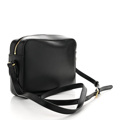 Gucci Textured Calfskin Small Horsebit 1955 Shoulder Bag Black 3 of 10