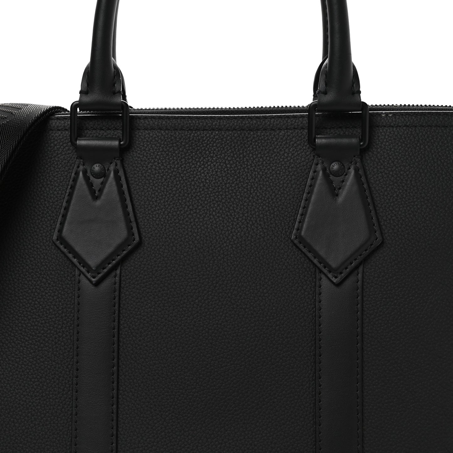 Calfskin Aerogram Takeoff Briefcase Black
