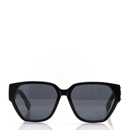 Christian Dior Acetate Square DiorID1 Sunglasses Black 2 of 7