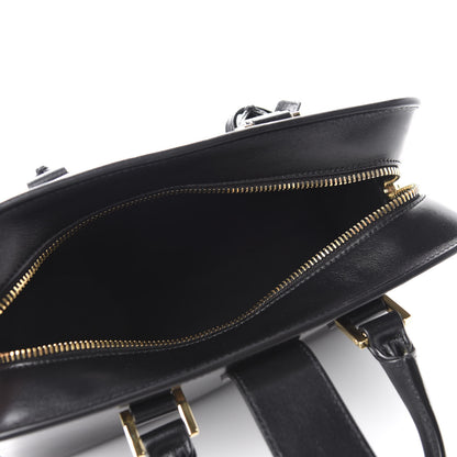 Saint Laurent Calfskin Monogram Baby Cabas Black 4 of 9