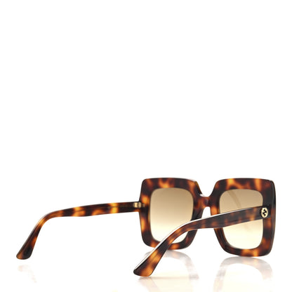 Gucci Acetate Oversize Sunglasses GG0328S Havana Brown 4 of 7