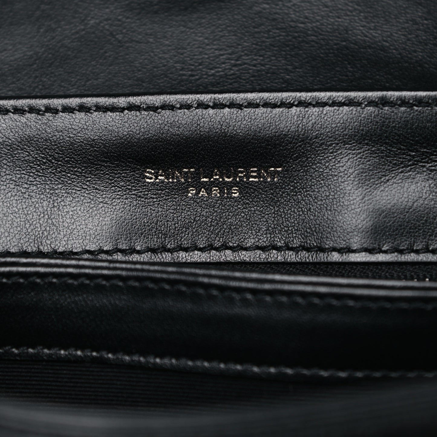 Calfskin Y Quilted Monogram Toy Loulou Crossbody Bag Black