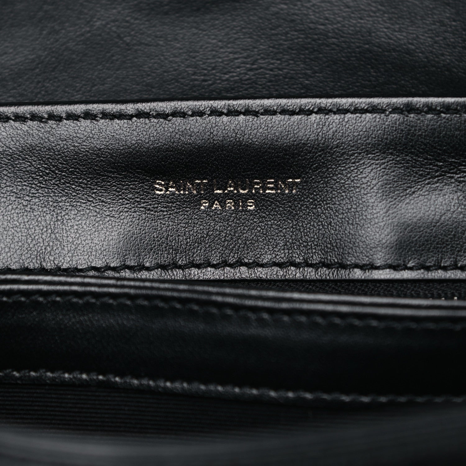 Saint Laurent Calfskin Y Quilted Monogram Toy Loulou Crossbody Bag Black 5 of 13