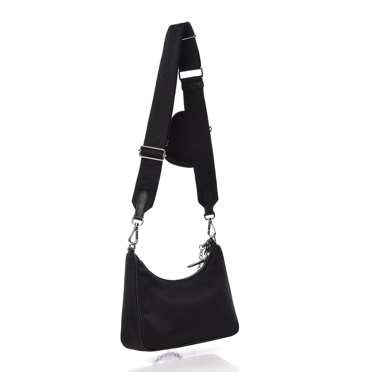Prada Nylon Re-Edition 2005 Shoulder Bag Black 5 of 14