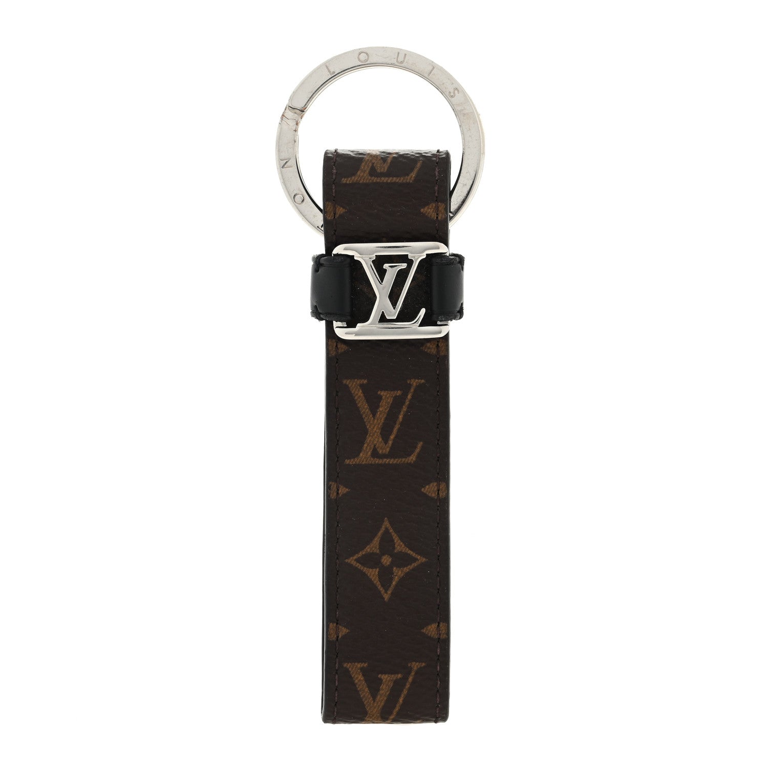 Louis Vuitton Monogram LV Dragonne Bag Charm Key Holder 1 of 3