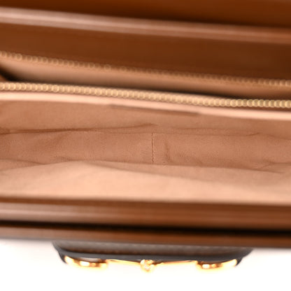 Gucci GG Supreme Monogram Horsebit 1955 Shoulder Bag Beige Brown Sugar 5 of 9
