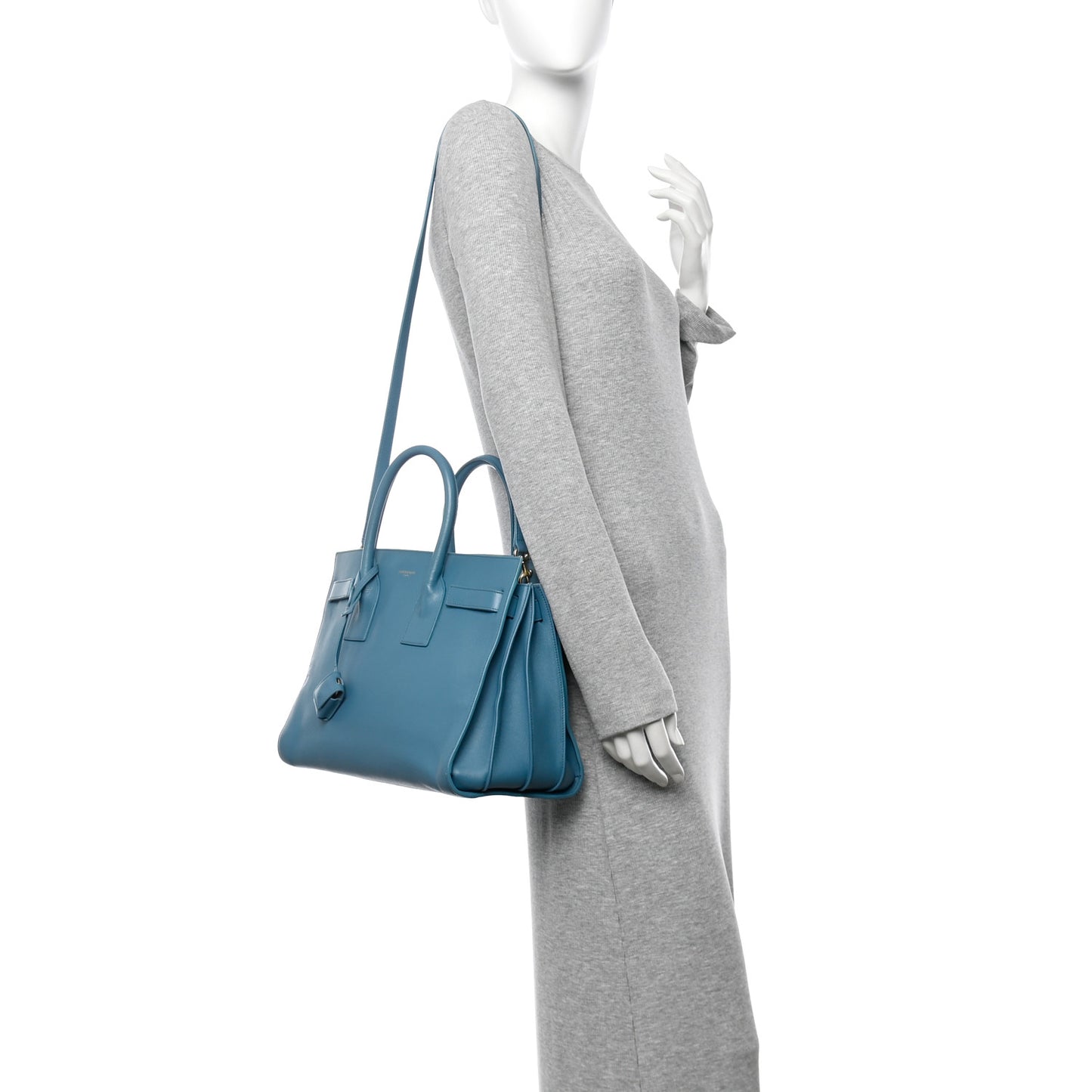 Calfskin Small Sac De Jour Indigo