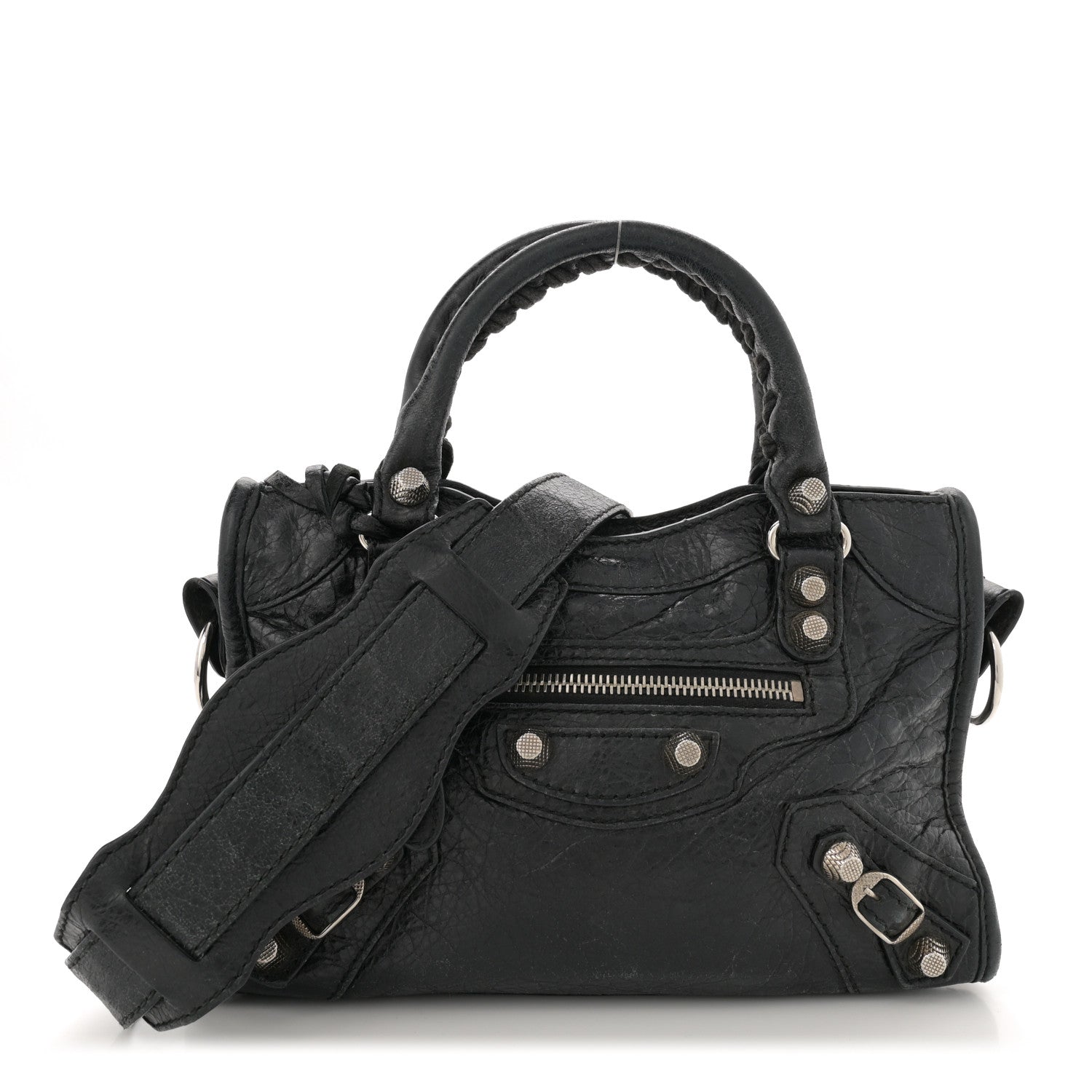 Balenciaga Agneau Giant 12 Silver Hardware Mini City Black 1 of 18