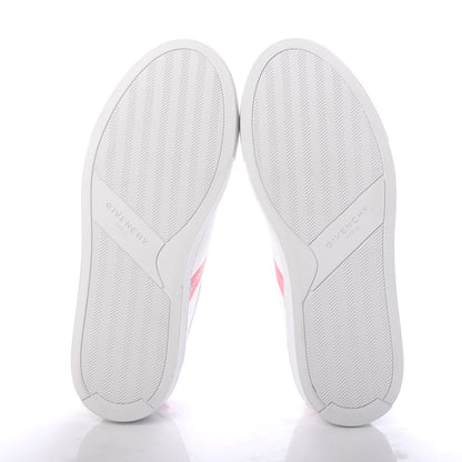 Givenchy Calfskin Logo Tape Womens Urban Street Sneakers 37 White 5 of 9