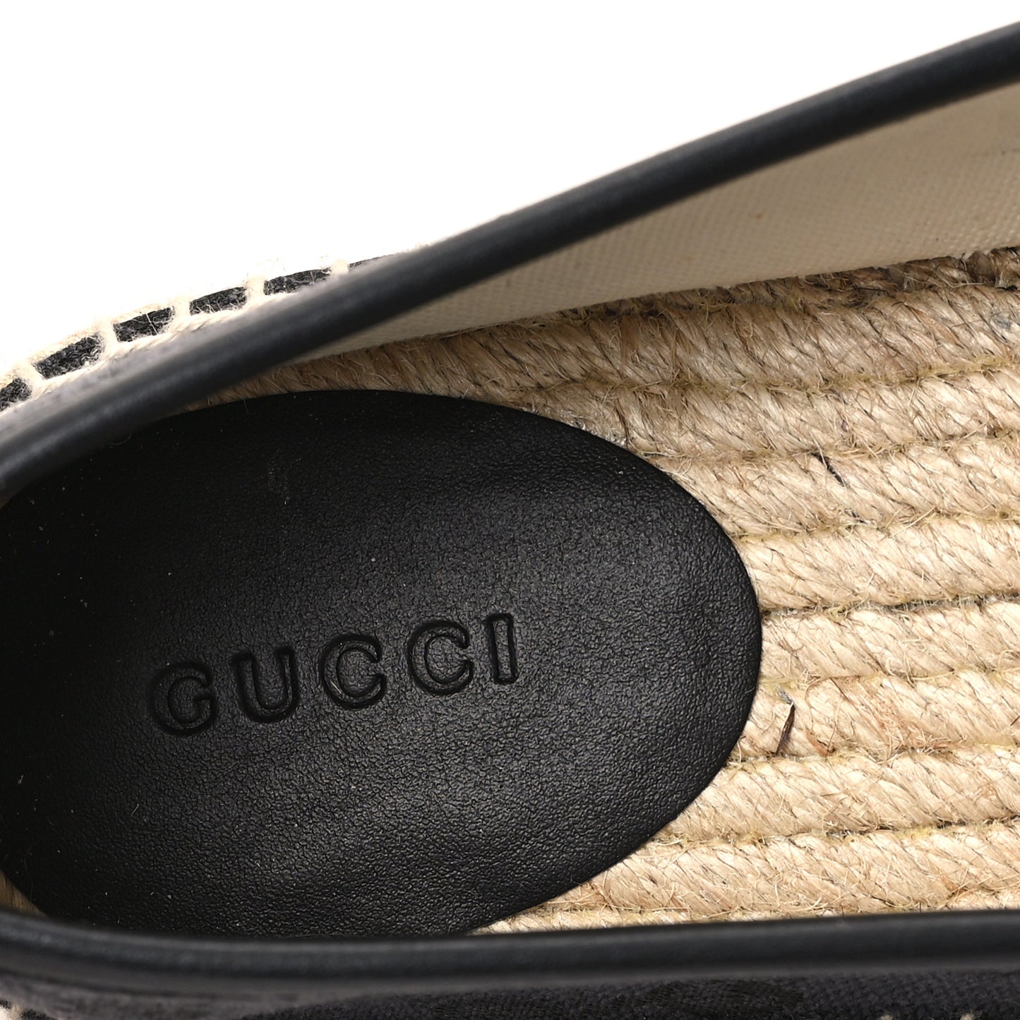 Monogram Espadrilles 40 Black