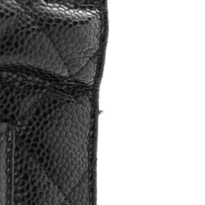 Chanel Caviar Quilted Wallet on Chain WOC Black 13 of 14