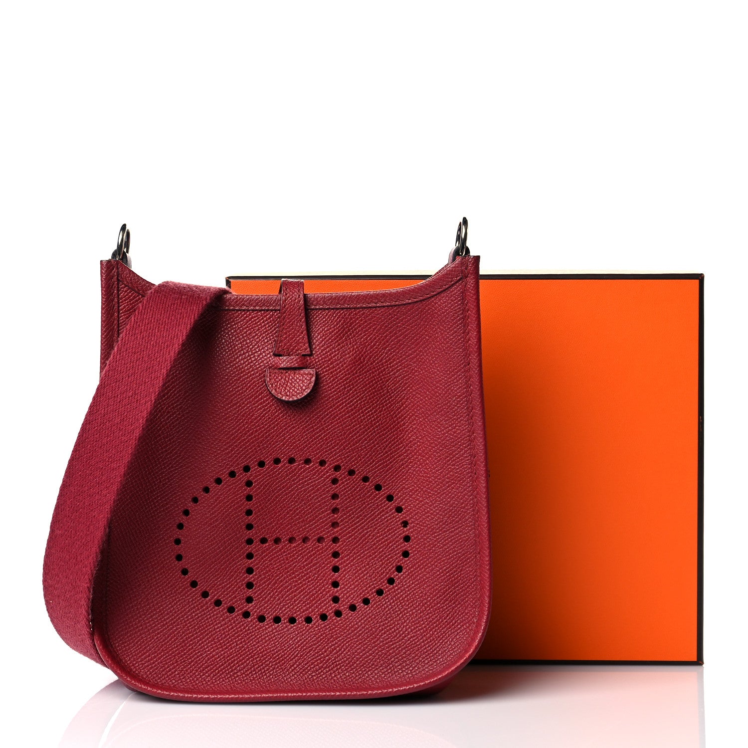 Hermes Epsom Evelyne TPM Rouge Grenat 11 of 11
