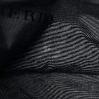 Burberry Heritage Grain Check Embossed Small Orchard Bowling Bag Black 14 of 14