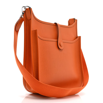 Hermes Epsom Evelyne III PM Orange 3 of 10