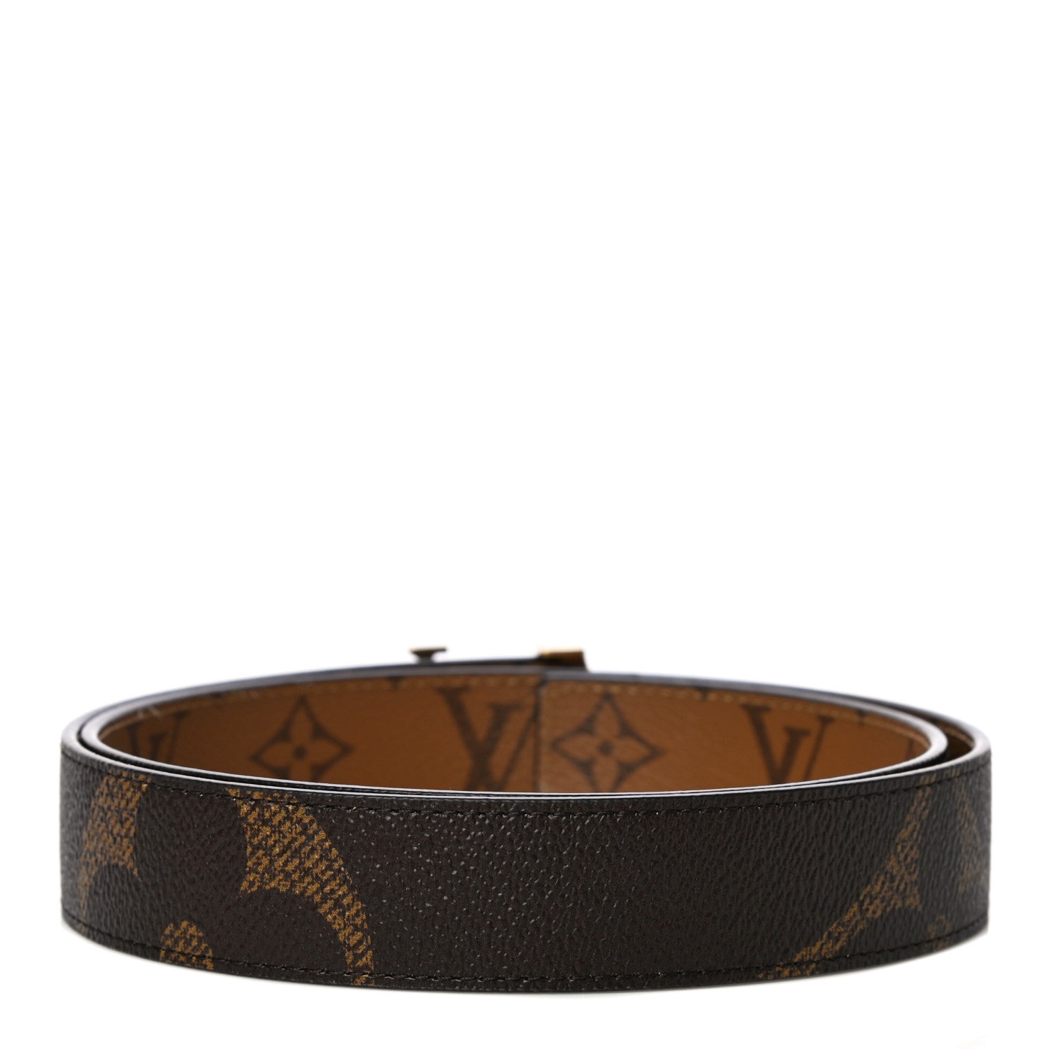 Louis Vuitton Monogram Giant 30mm LV Iconic Reversible Belt 80 32 2 of 8