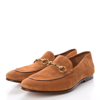 Gucci Suede Mens Brixton Horsebit Loafers 7.5 Brown 3 of 7