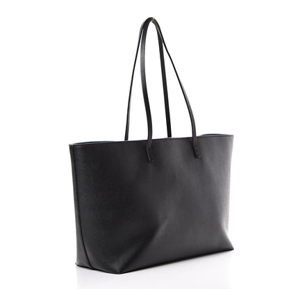Fendi Vitello Elite Cuoio Monster Buggies Medium Roll Tote Black Multicolor Blue Cobalto 2 of 22